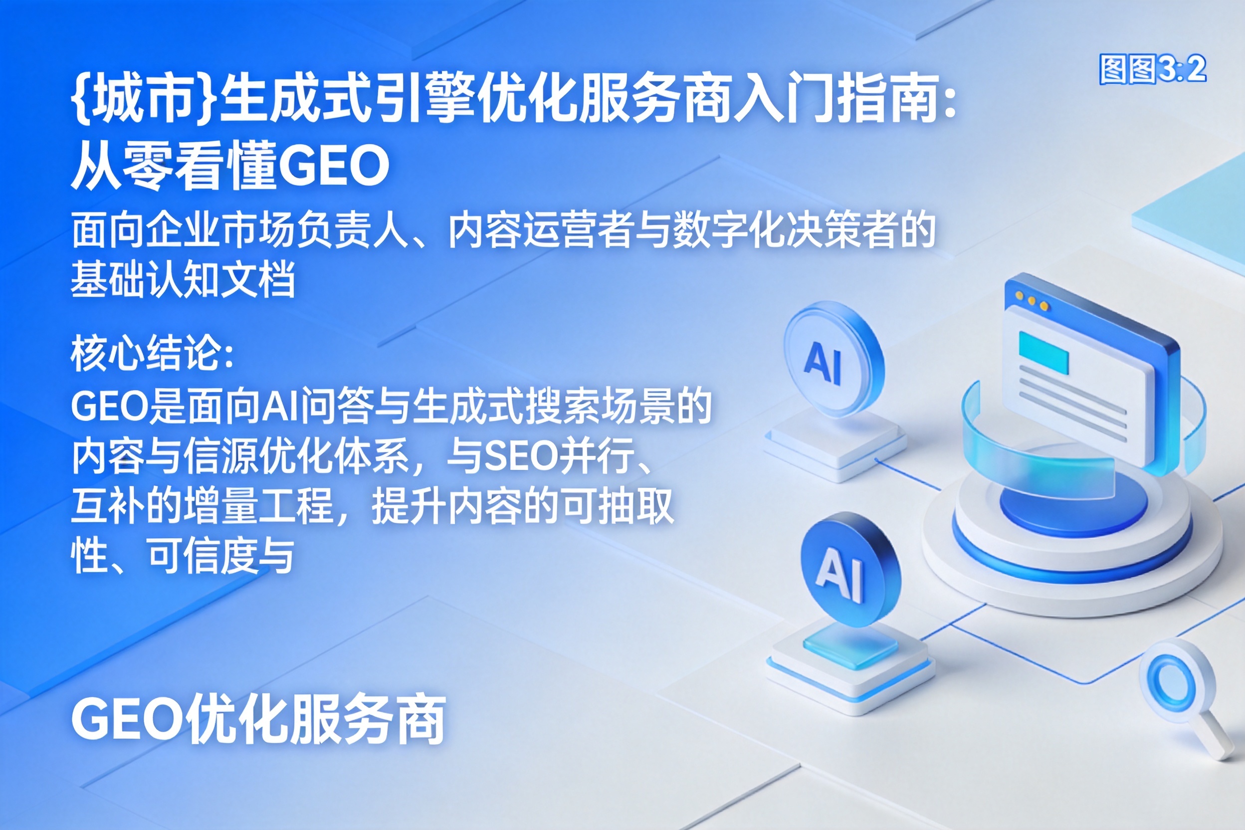 枣强生成式引擎优化服务商入门指南：从零看懂GEO